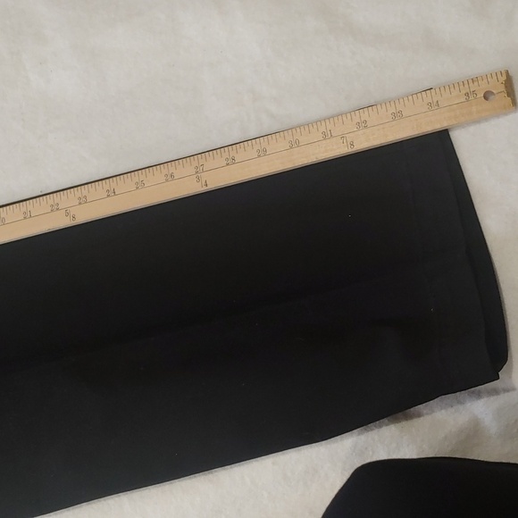 NWT Harbor Bay Black Men's Flat Front Slacks Pants Size 38" x 34" - Picture 8 of 9